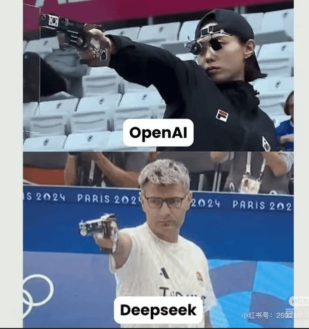 Open AI vs Deepseek meme