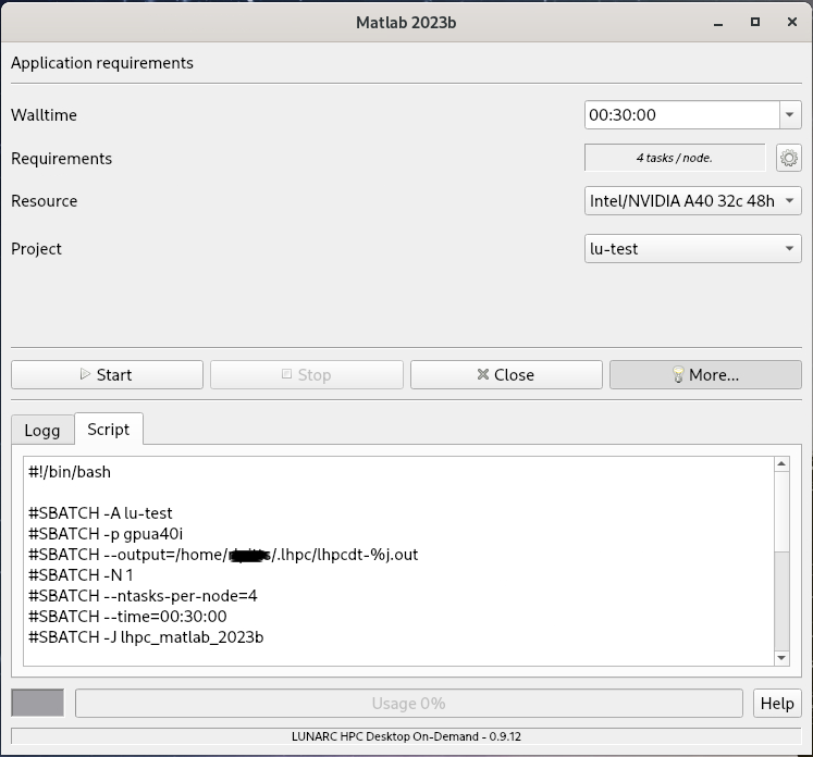 Cosmos On-Demand MATLAB more script
