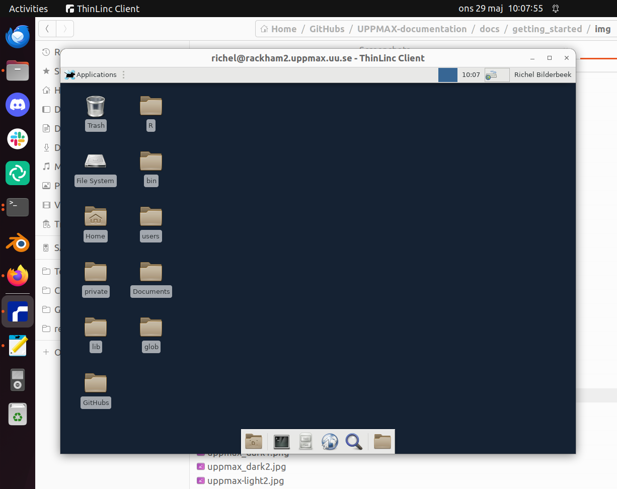 Local ThinLinc client