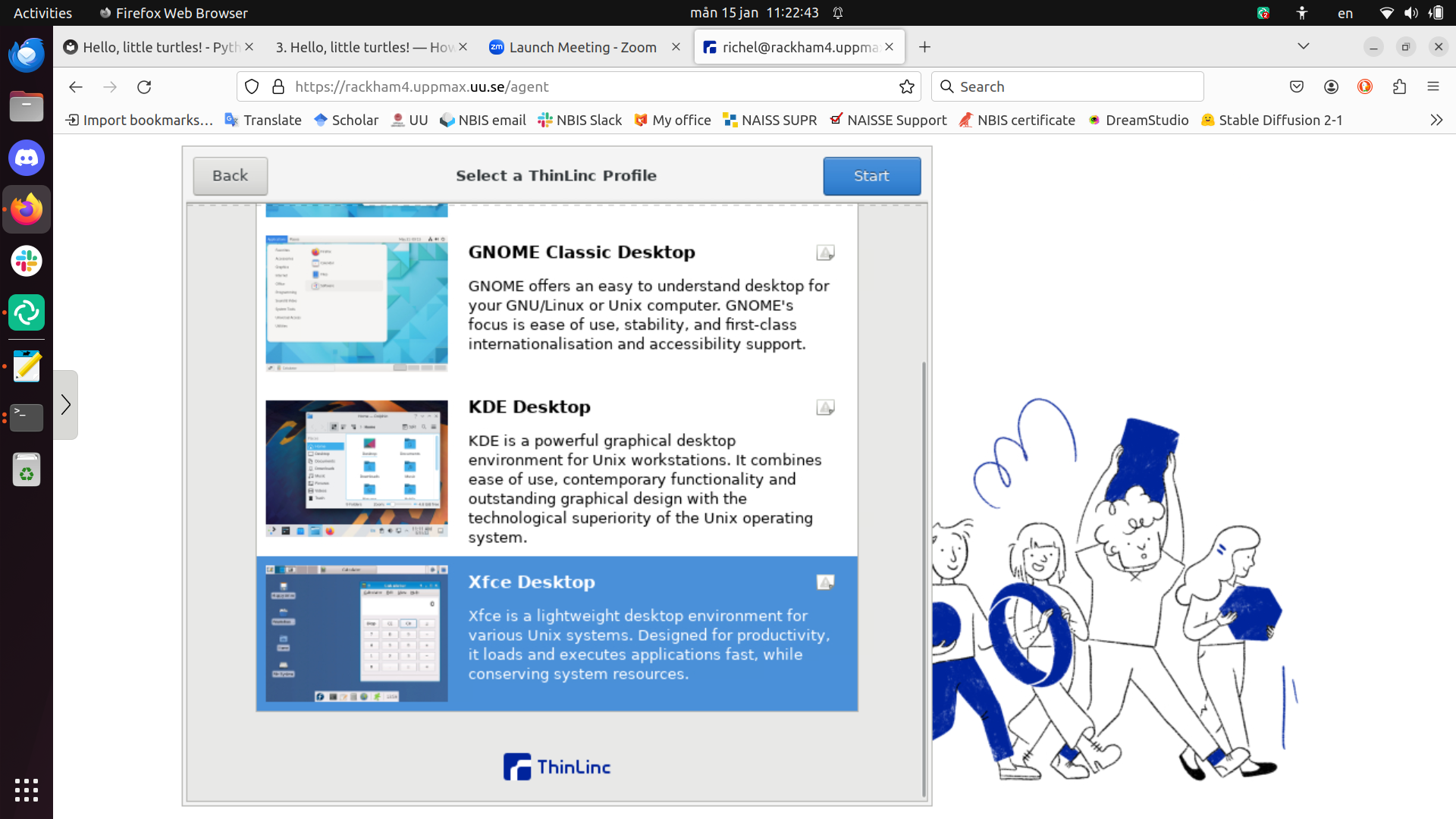 Pick a remote desktop flavor