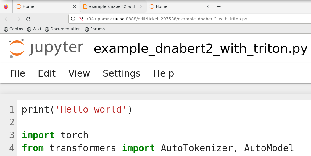 Jupyter on Rackham