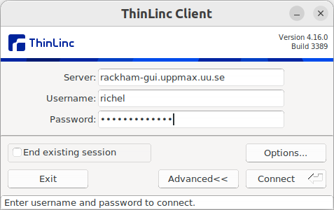 ThinLinc login