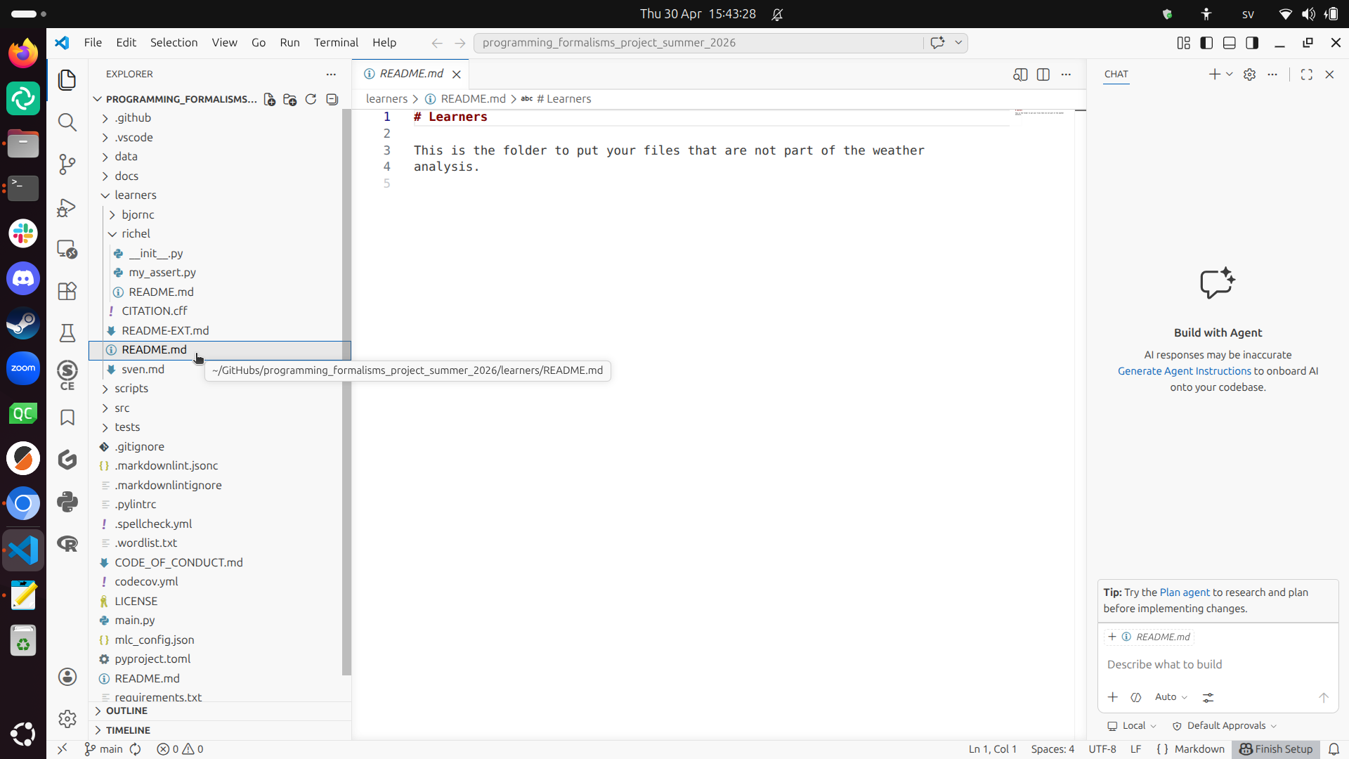 VS Code shows a file