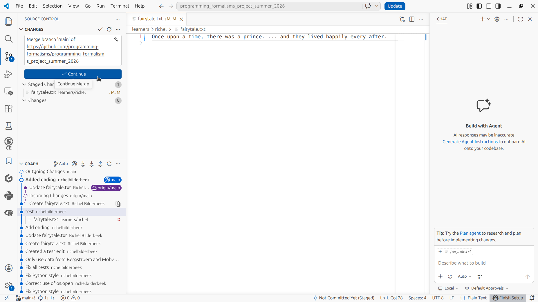 Click 'Continue'