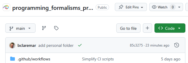 VS Code push_message