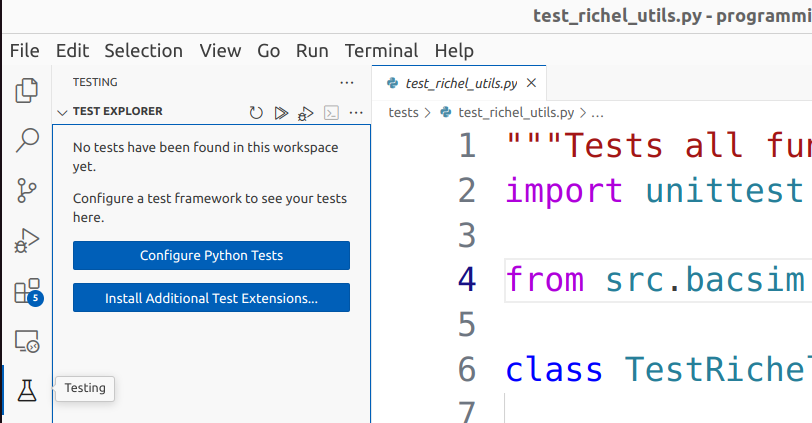 Click 'First'