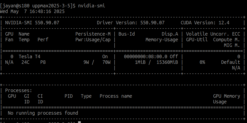nvidia-smi